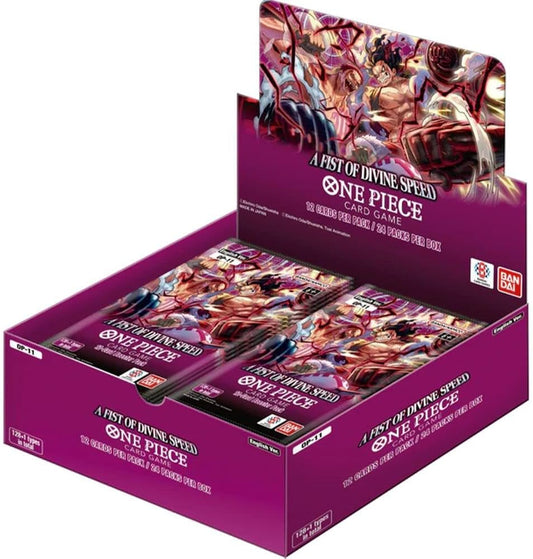 Bandai One Piece TCG: A Fist of Divine Speed (OP-11) Booster | Trading Card Game | Ages 6+ | 2 Players | 15+ Minutes